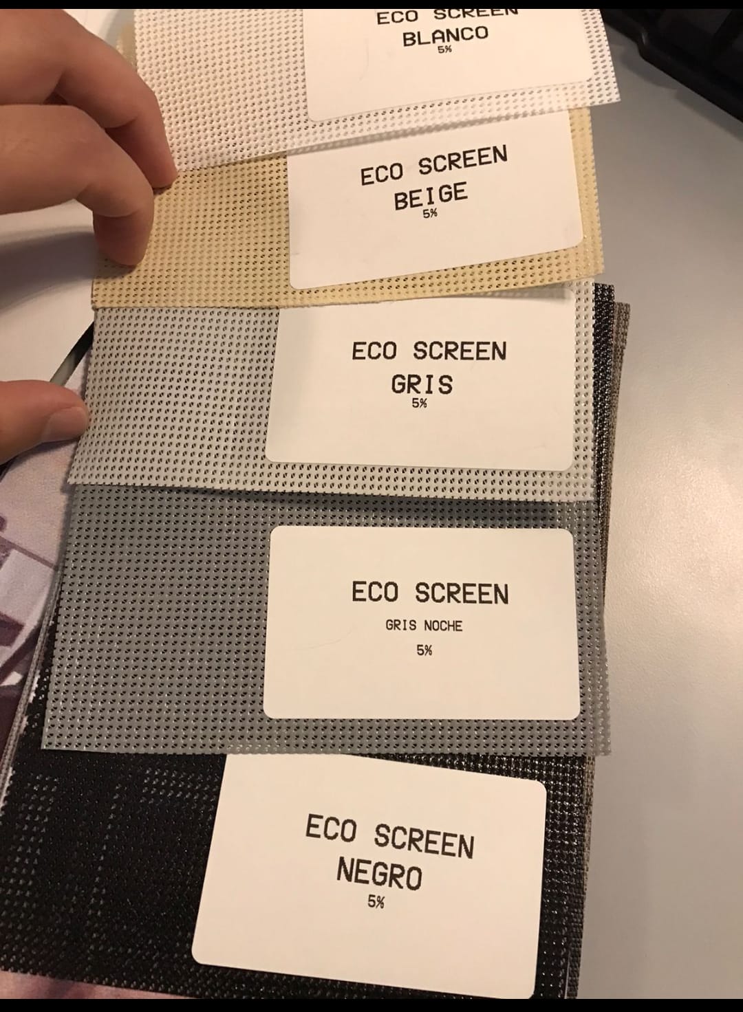 Cortina screen nacional eco screen 5% a medida